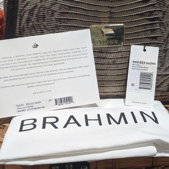 Brahmin Brinley Armor Pennfield satchel - Picture 8 of 8